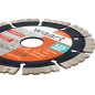 Tarcza diamentowa 125 x 22.2 mm, ostrze KU, do twardych materiałów