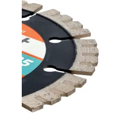 Tarcza diamentowa 125 x 22.2 mm, ostrze KU, do twardych materiałów