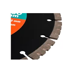 Tarcza diamentowa 230 x 22.2 mm, ostrze KU, do twardych materiałów