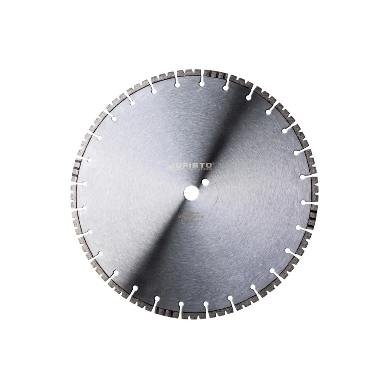 Tarcza diamentowa 400 x 25.4 mm, ostrze KU, spawana laserowo, do twardych materiałów