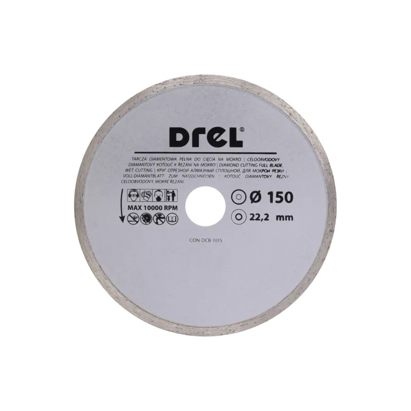 Tarcza diamentowa 150 x 22.2 mm, pełna