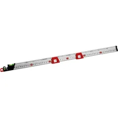 Przymiar liniowy z poziomnicą 60 cm, 2 libelki