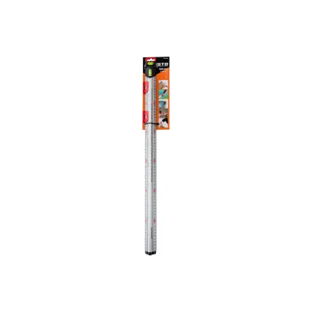 Przymiar liniowy z poziomnicą 60 cm, 2 libelki