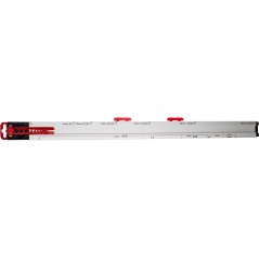Przymiar liniowy z poziomnicą 60 cm, 2 libelki