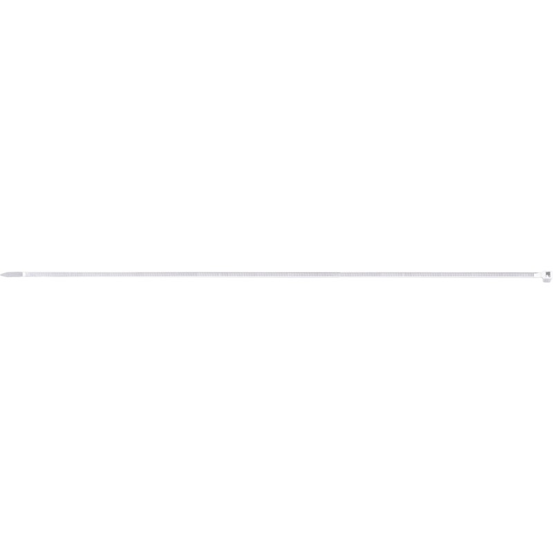 Opaski zaciskowe 4.8 x 380 mm, nylonowe, białe, 100 szt. Opaski zaciskowe 4.8 x 380 mm, nylonowe, białe, 100 szt.