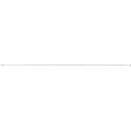 Opaski zaciskowe 4.8 x 430 mm, nylonowe, białe, 100 szt.