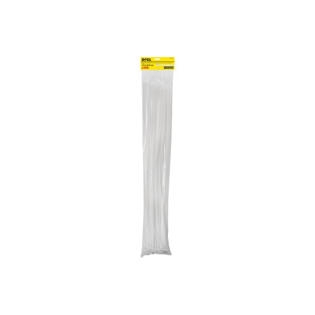 Opaski zaciskowe 12.0 x 900 mm, nylonowe, białe, 100 szt.