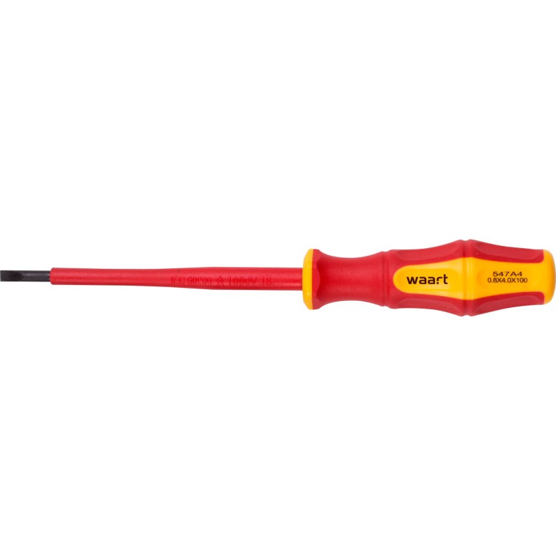 Wkrętak izolowany 1000 V, płaski SL4 x 100 mm