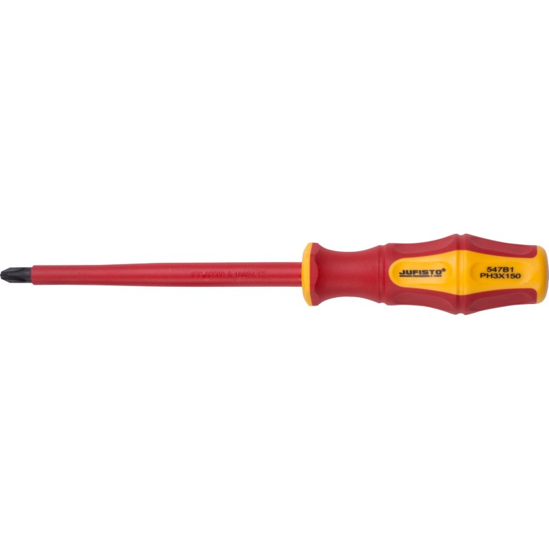 Wkrętak izolowany 1000 V, krzyżowy PH3 x 150 mm