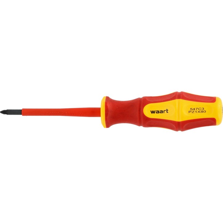 Wkrętak izolowany 1000 V, krzyżowy PZ1 x 80 mm
