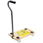 Platforma transportowa 580 x 290 mm, udźwig 200 kg, prostokątna, z dyszlem Platforma transportowa 580 x 290 mm, udźwig 200 kg, prostokątna, z dyszlem