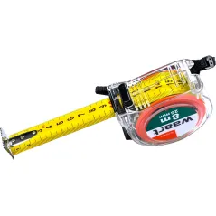 Miara zwijana stalowa 8 m, 25 mm, przeźroczysta obudowa