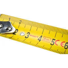 Miara zwijana stalowa 8 m, 25 mm, przeźroczysta obudowa