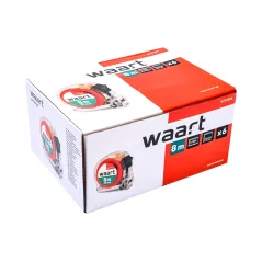 Miara zwijana stalowa 8 m, 25 mm, przeźroczysta obudowa