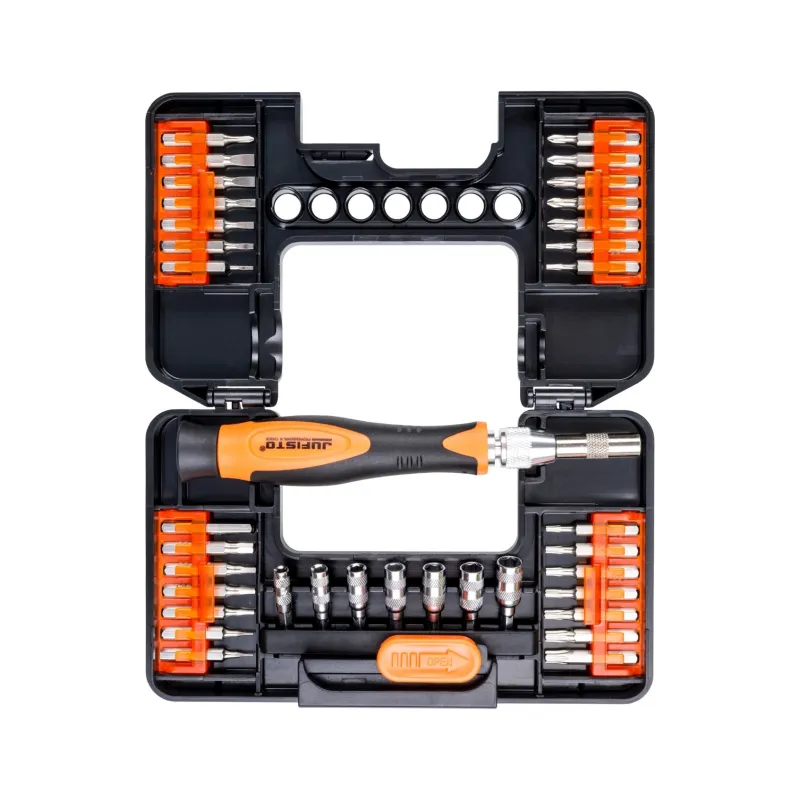 Zestaw końcówek wkrętakowych precyzyjnych z wkrętakiem, 37 szt.