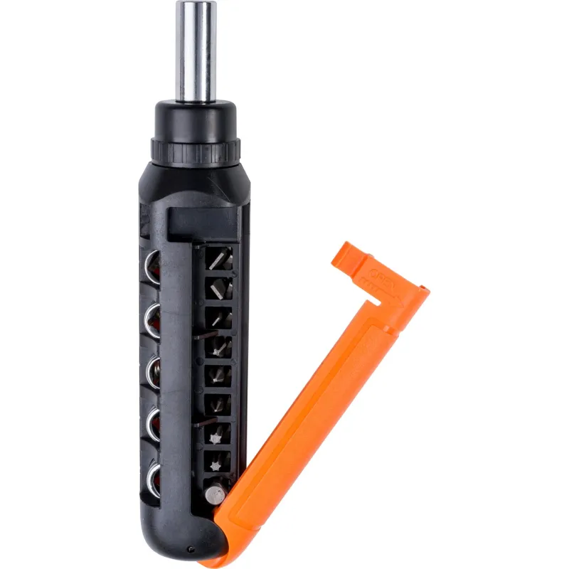 Zestaw wkrętak z grzechotką i końcówki wkrętakowe, 15 szt. Zestaw wkrętak z grzechotką i końcówki wkrętakowe, 15 szt.