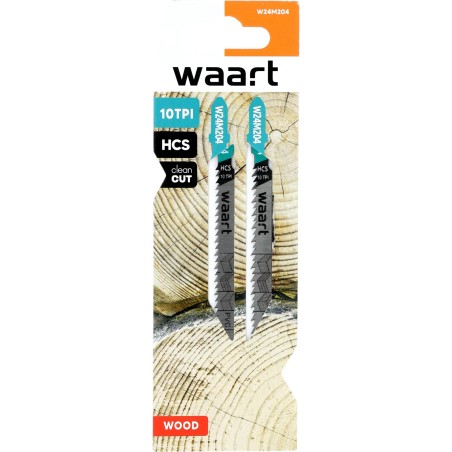 Brzeszczoty do wyrzynarek z uchwytem typu "T", 75 mm, 10TPI, do drewna, płyty wiórowej, sklejki, PVC, 2 szt.