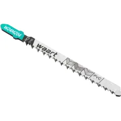 Brzeszczoty do wyrzynarek z uchwytem typu "T", 75 mm, 10TPI, do drewna, płyty wiórowej, sklejki, PVC, 2 szt.