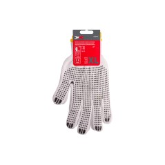 Rękawice nakrapiane PVC, rozmiar 10