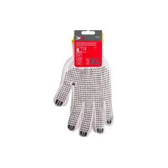 Rękawice nakrapiane PVC, rozmiar 10