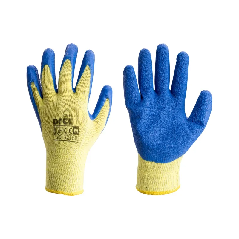 Rękawice powlekane lateksem, rozmiar 8