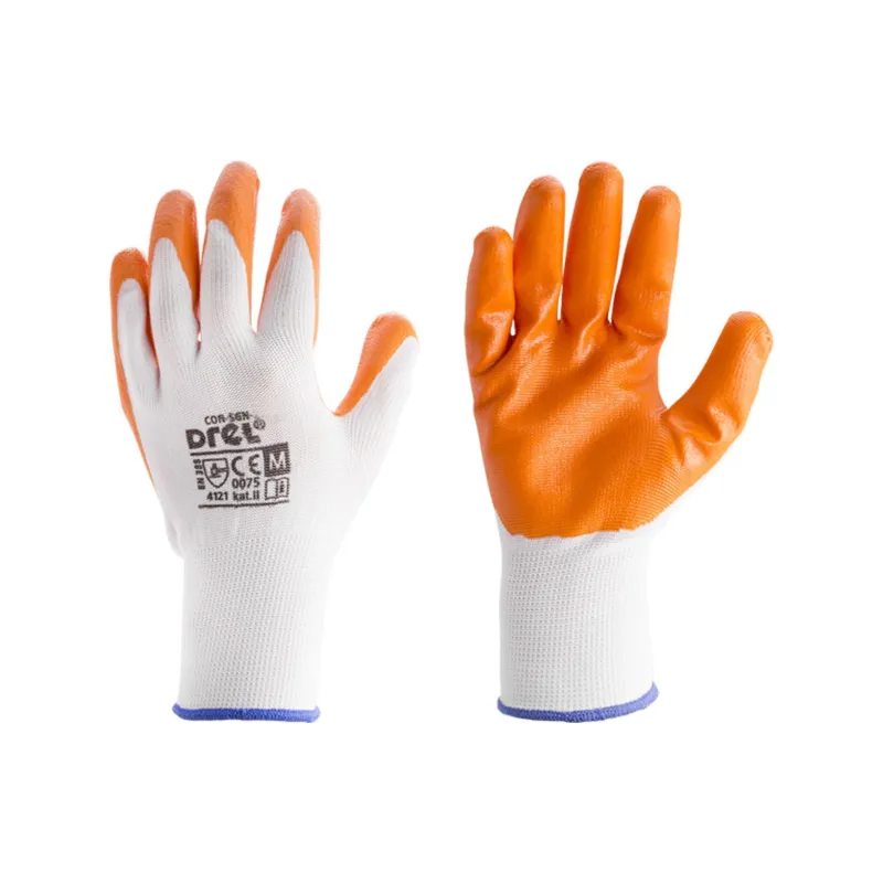 Rękawice powlekane nitrylem, rozmiar 8 Rękawice powlekane nitrylem, rozmiar 8