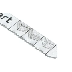 Zestaw brzeszczotów do wyrzynarek z uchwytem typu "T", do drewna, metalu, PVC, 5 szt.