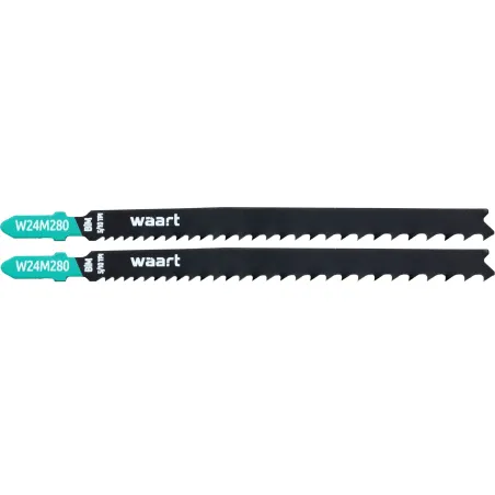 Brzeszczoty do wyrzynarek z uchwytem typu "T", 110 mm, 5/10TPI, do drewna z gwoździami, PVC, aluminium, stali, 2 szt.