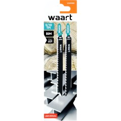 Brzeszczoty do wyrzynarek z uchwytem typu "T", 110 mm, 5/10TPI, do drewna z gwoździami, PVC, aluminium, stali, 2 szt.