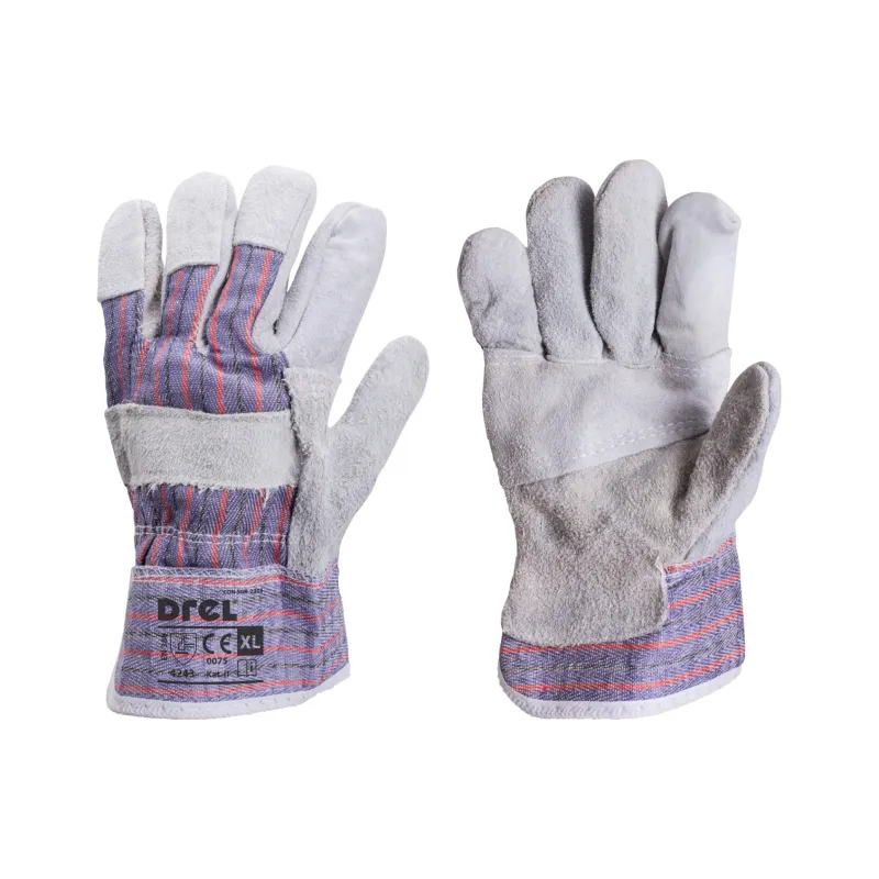 Rękawice wzmacniane skórą, rozmiar 10, 12 par Rękawice wzmacniane skórą, rozmiar 10, 12 par