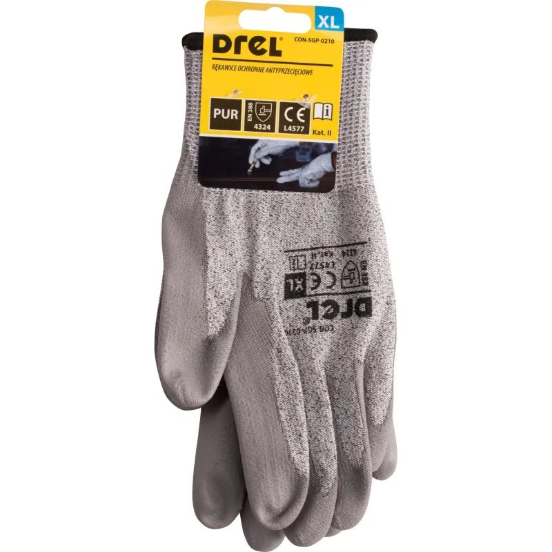 Rękawice powlekane poliuretanem, rozmiar 10