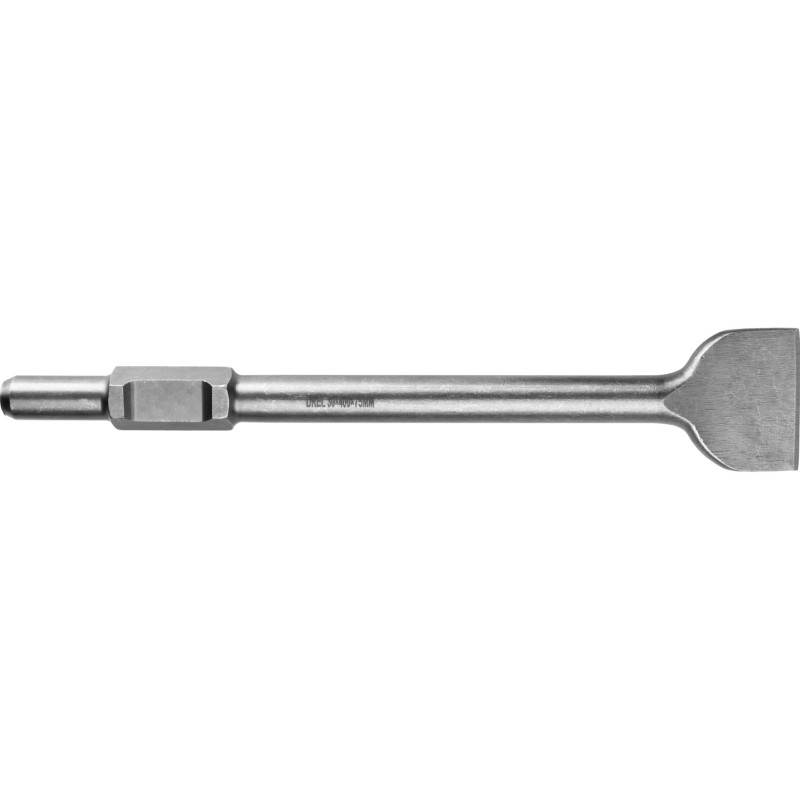 Dłuto płaskie 30 x 75 x 400 mm, uchwyt Hex Dłuto płaskie 30 x 75 x 400 mm, uchwyt Hex