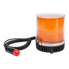 Lampa błyskowa ostrzegawcza, LED, magnes, 12-24V