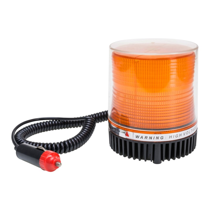Lampa błyskowa ostrzegawcza, LED, magnes, 12-24V