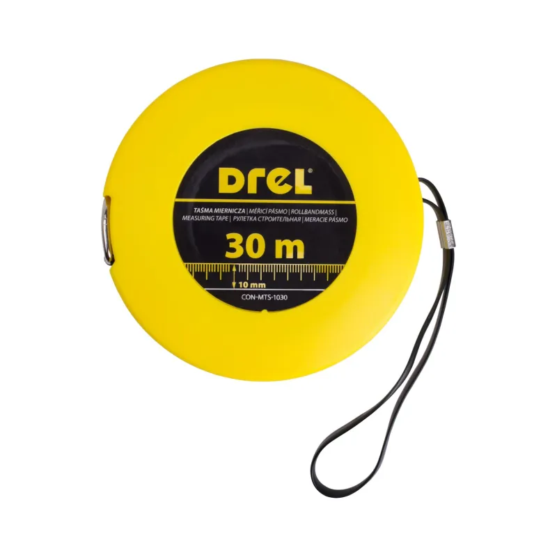 Taśma miernicza stalowa 30 m, 10 mm