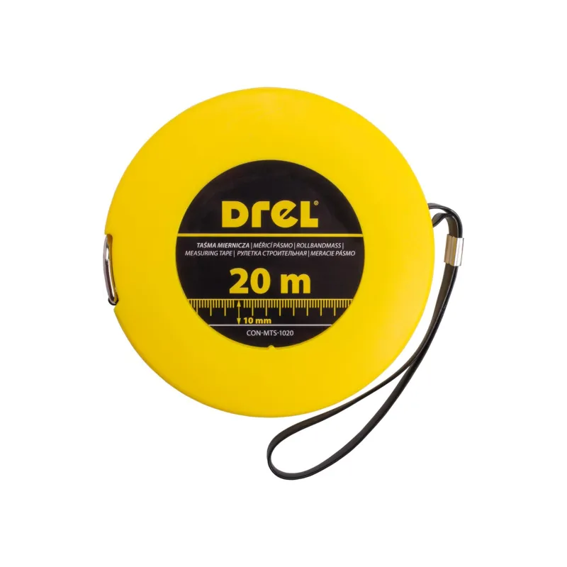 Taśma miernicza stalowa 20 m, 10 mm