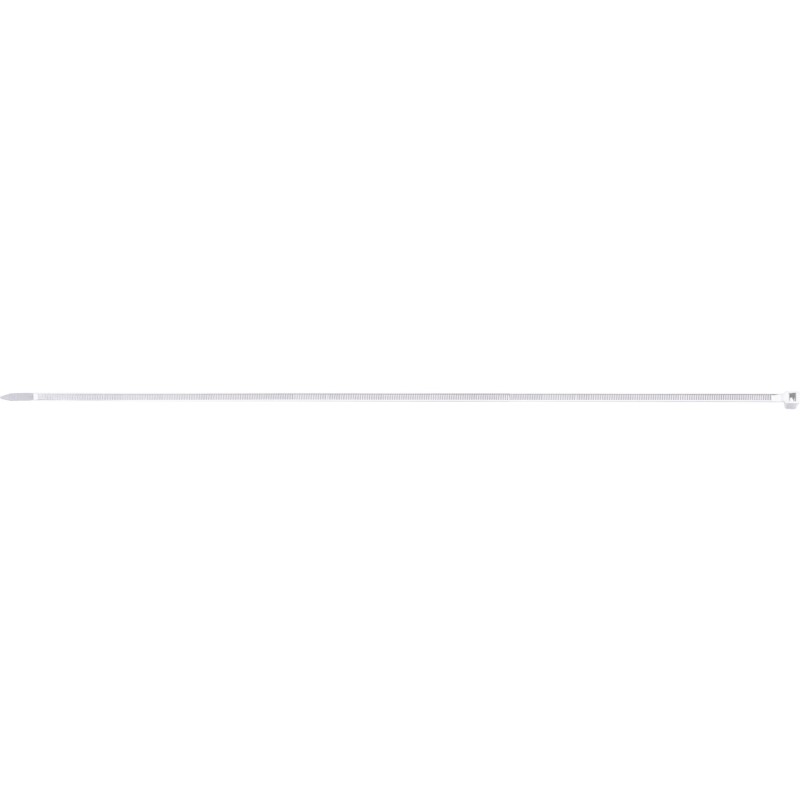 Opaski zaciskowe 7.2 x 550 mm, nylonowe, białe, 25 szt. Opaski zaciskowe 7.2 x 550 mm, nylonowe, białe, 25 szt.
