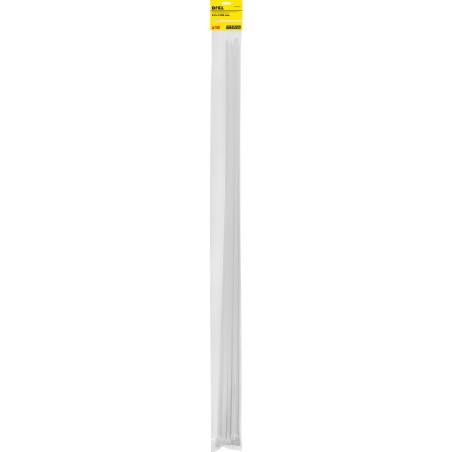 Opaski zaciskowe 9.0 x 1200 mm, nylonowe, białe, 10 szt.