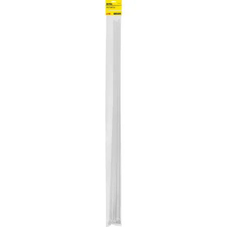 Opaski zaciskowe 9.0 x 1200 mm, nylonowe, białe, 10 szt.