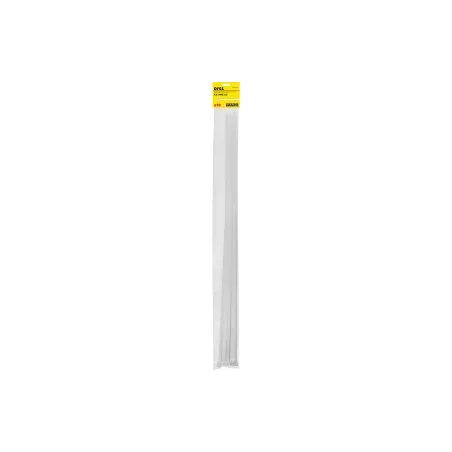 Opaski zaciskowe 9.0 x 900 mm białe, nylonowe, 10 szt.