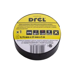 Taśma izolacyjna 0.76 x 25 mm, 5m