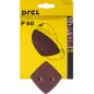 Papiery ścierne żelazko na rzep 102 x 152 mm, P60, 5 szt. Papiery ścierne żelazko na rzep 102 x 152 mm, P60, 5 szt.