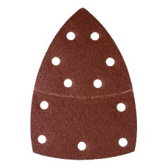 Papiery ścierne żelazko na rzep 102 x 152 mm, P80, 5 szt.