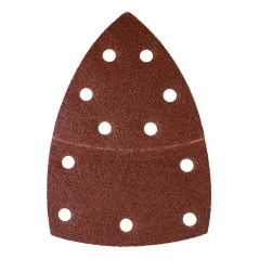 Papiery ścierne żelazko na rzep 102 x 152 mm, P80, 5 szt.