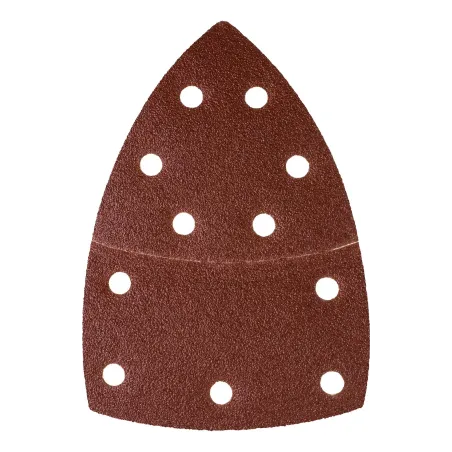 Papiery ścierne żelazko na rzep 102 x 152 mm, P80, 5 szt.