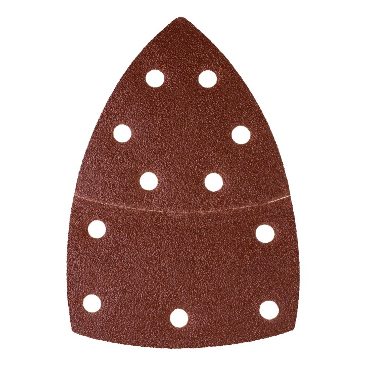 Papiery ścierne żelazko na rzep 102 x 152 mm, P80, 5 szt.