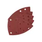 Papiery ścierne żelazko na rzep 102 x 152 mm, P100, 5 szt.