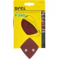Papiery ścierne żelazko na rzep 102 x 152 mm, P240, 5 szt. Papiery ścierne żelazko na rzep 102 x 152 mm, P240, 5 szt.