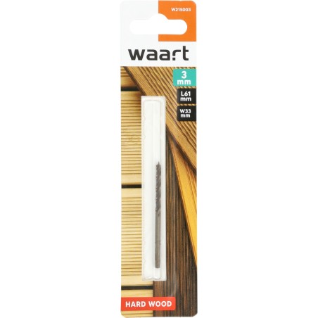 Wiertło do drewna z potrójną spiralą 3.0 mm