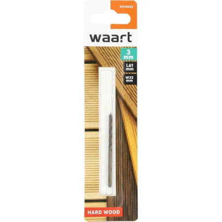 Wiertło do drewna z potrójną spiralą 3.0 mm